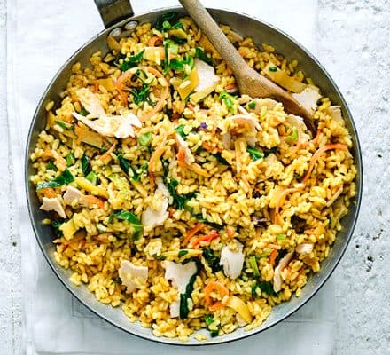 Простая паэлья с индейкой