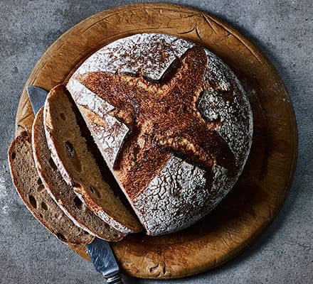 Homemade sourdough bread