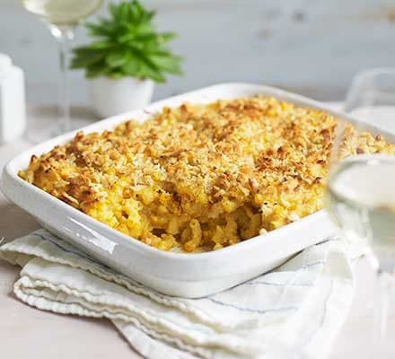 Веганская макароны с сыром