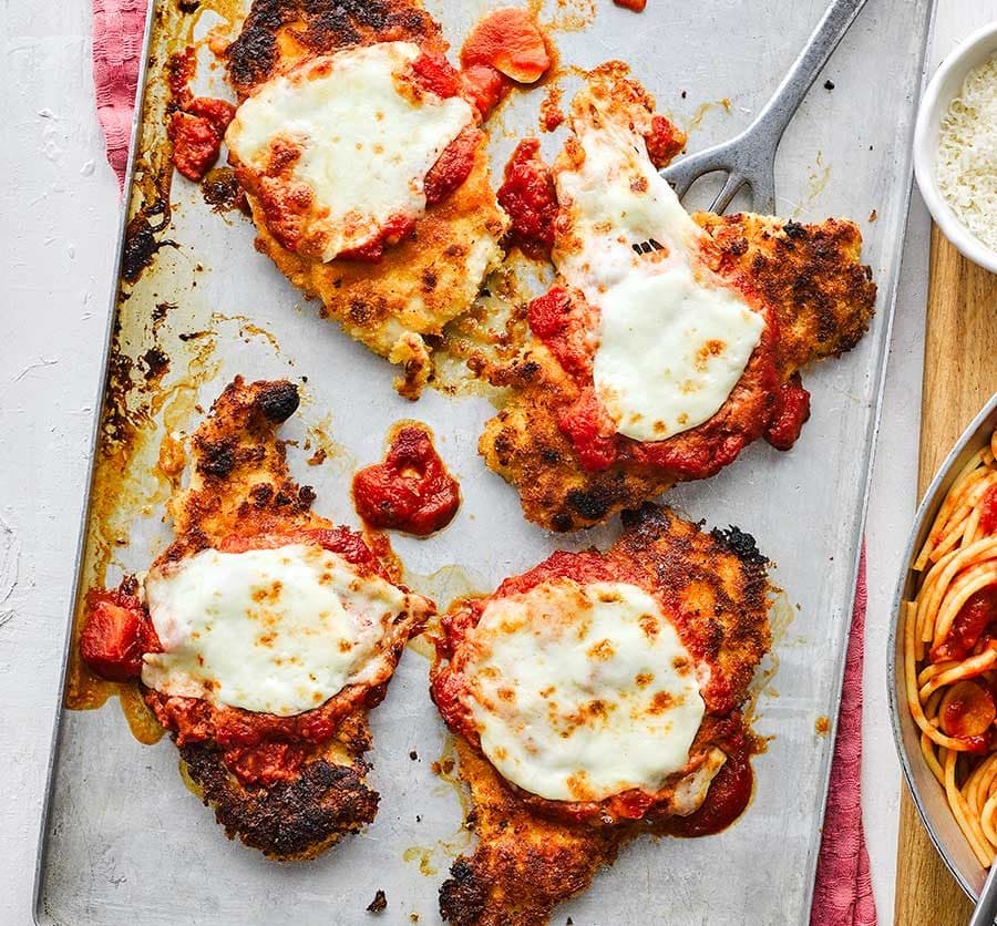 Classic chicken parmigiana
