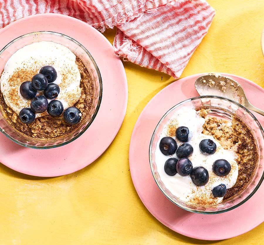 Healthy baked oats