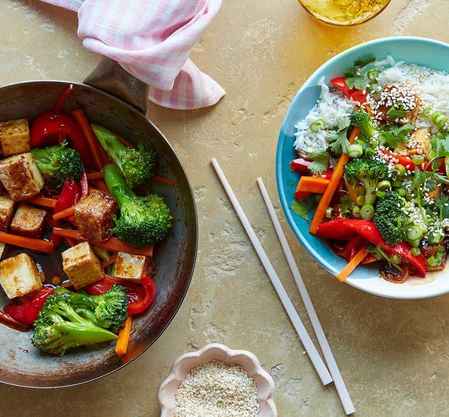 Tofu stir-fry