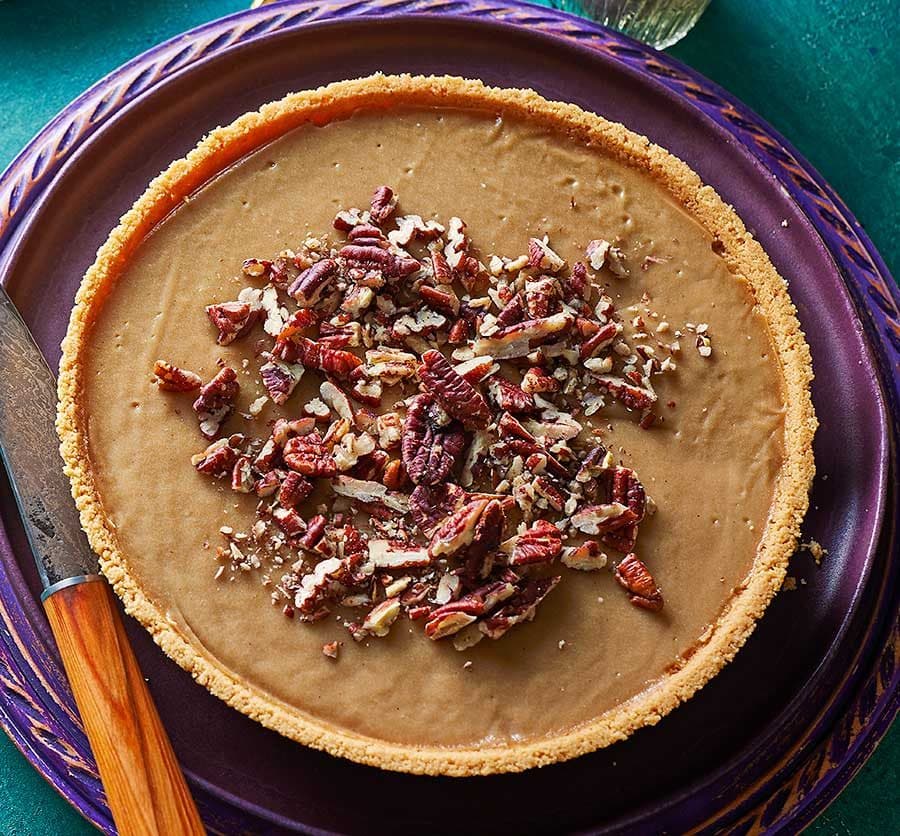 Free-from butterscotch pie
