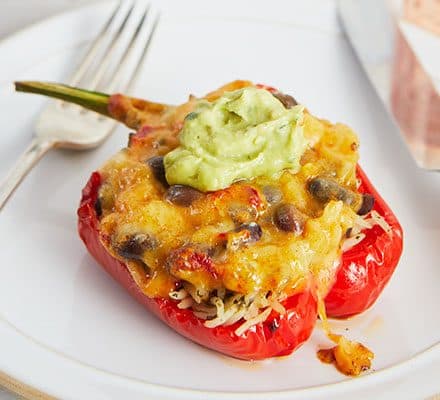 Mexican-style stuffed peppers