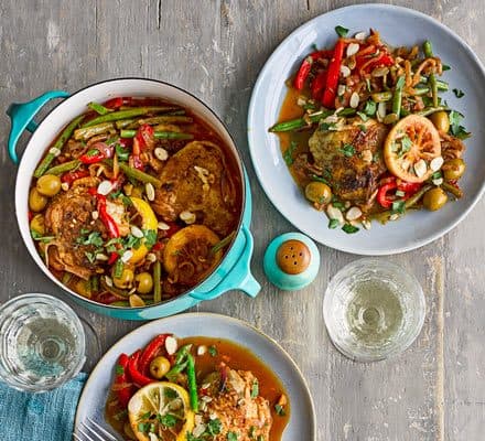 Moroccan chicken stew