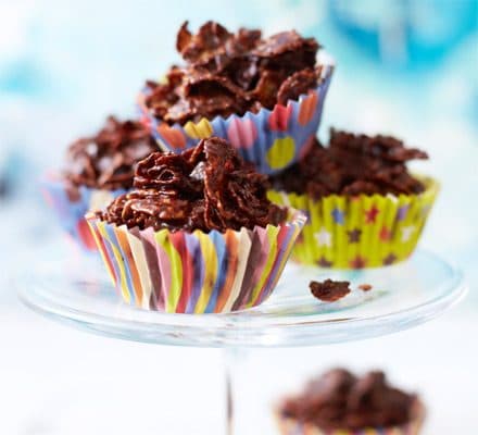 Chocolate cornflake cakes