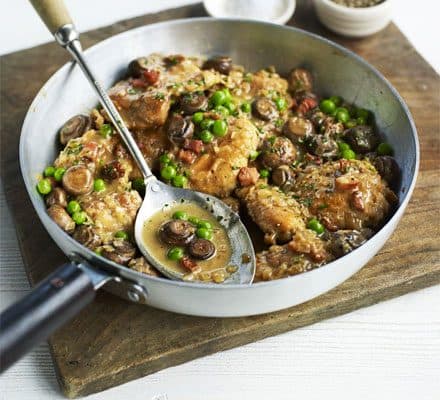Chicken and mushrooms