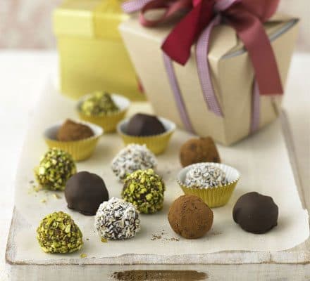 Easy chocolate truffles
