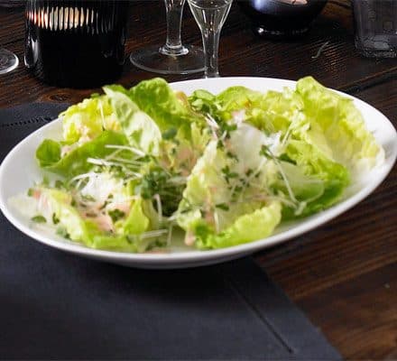 Baby Gem lettuce with Marie Rose dressing