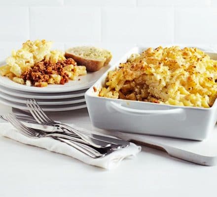 Греческая запеканка с бараниной и макаронами