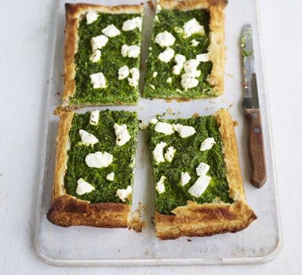 Spinach & goat’s cheese puff