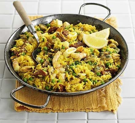 Easiest ever seafood rice