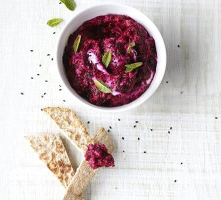Beetroot & mint dip
