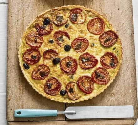 Slow-roasted tomato & gruyère tart