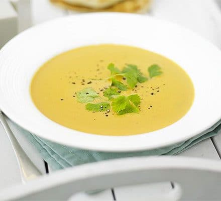 Sweet potato and coconut soup