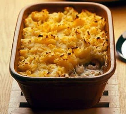 Healthy fish pie