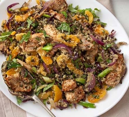 Spicy Cajun chicken quinoa