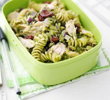 Storecupboard pasta salad