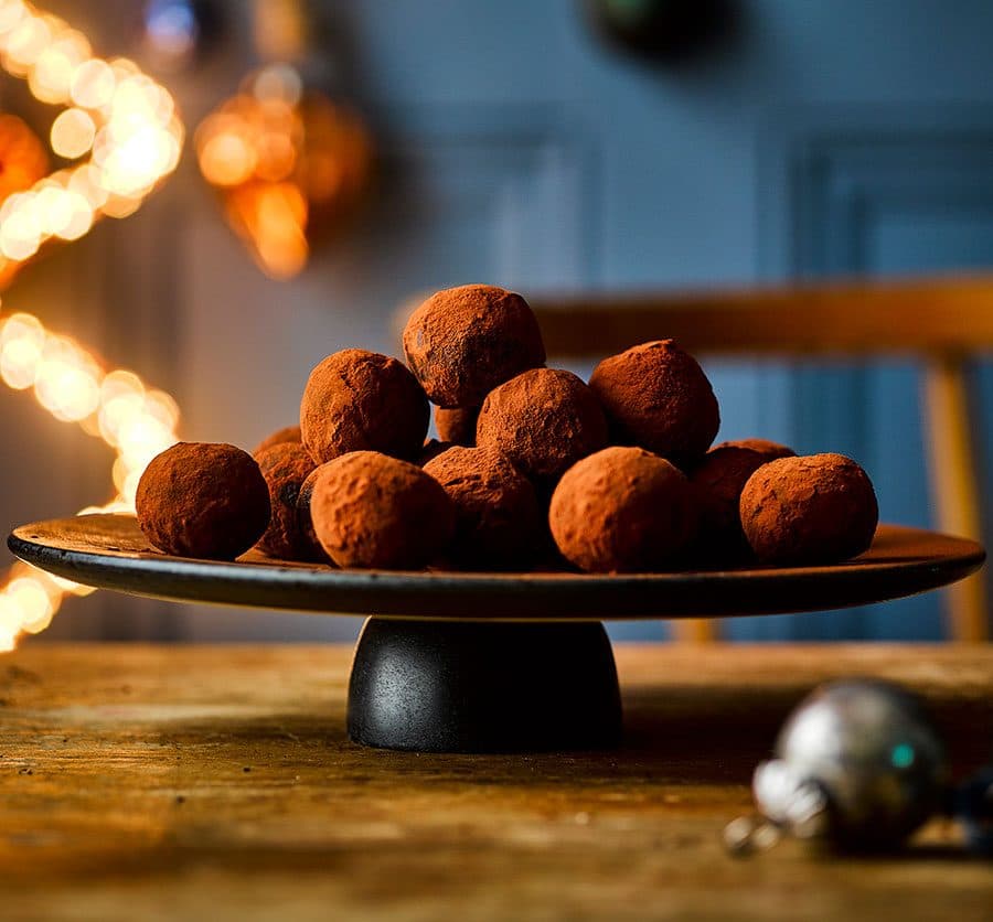 Vegan chocolate truffles