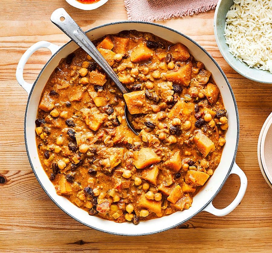 Coconut cashew & butternut squash curry