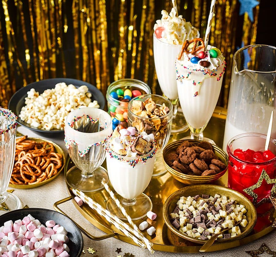 Vanilla milkshake bar