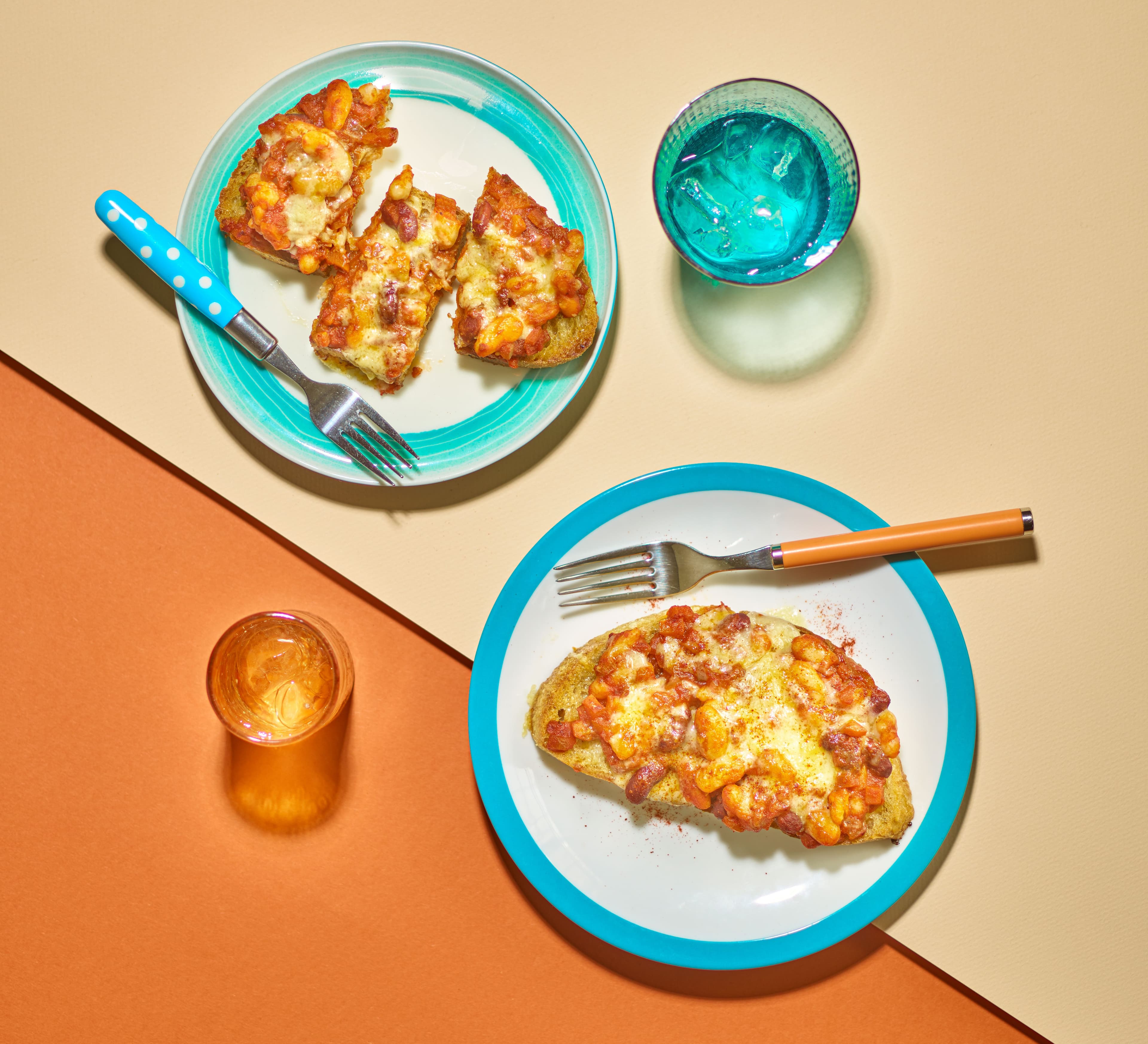 Turbo beans & cheese on toast