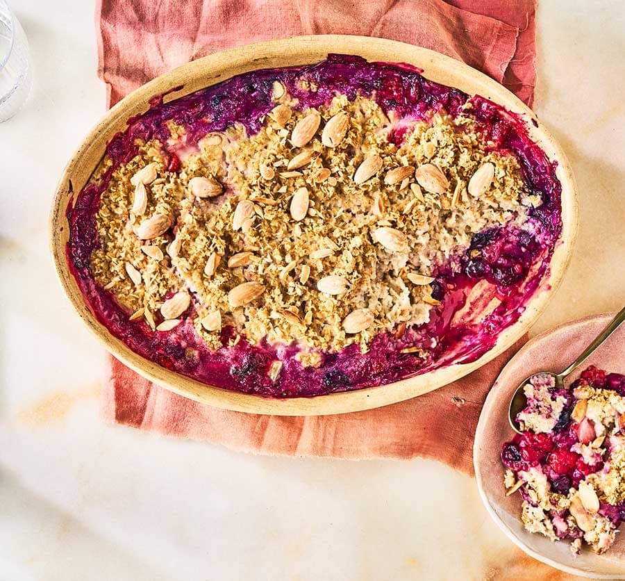 Vegan baked oats