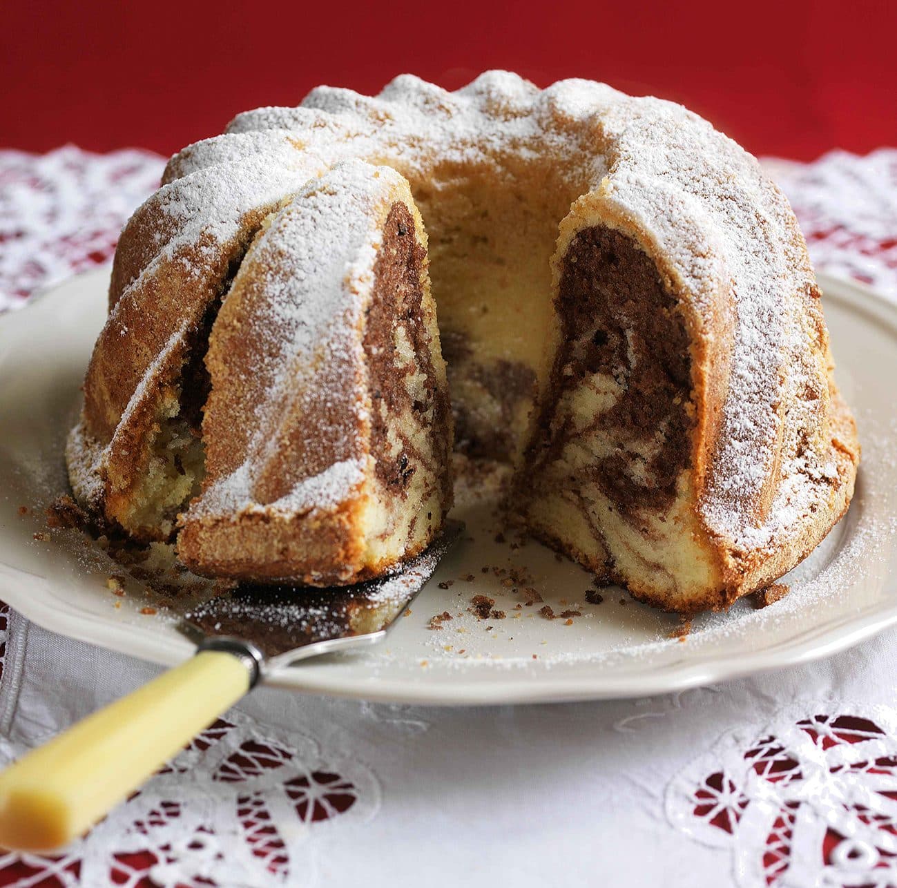 Marble bundt cake
