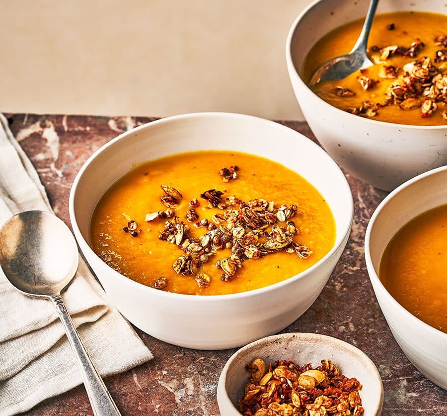 Healthy pumpkin soup