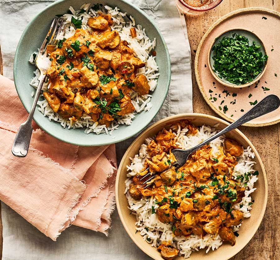 Simple mushroom curry