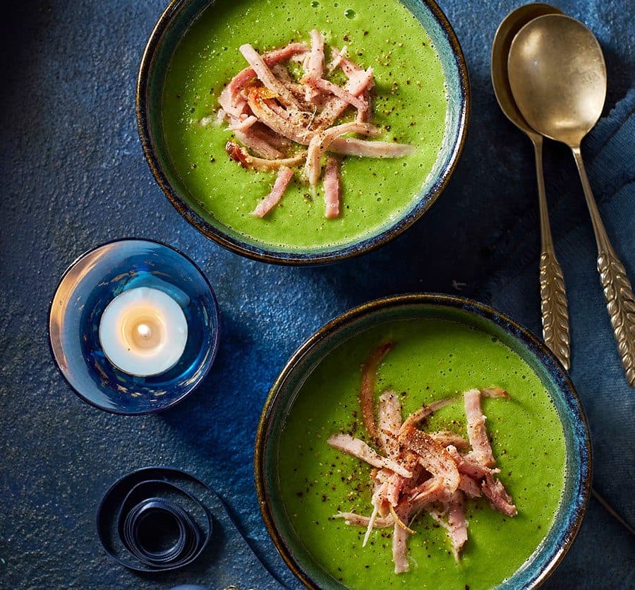 Slow cooker pea & ham soup